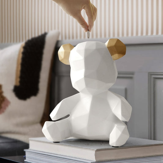 Piggy Bank Teddy Bear